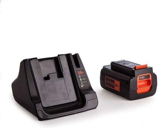 Black & Decker Set Baterie Litiu Capacitate 2Ah 36V cu Încărcător
