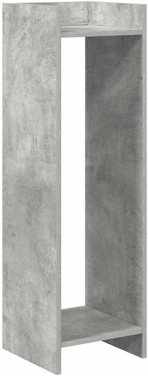 vidaXL Plant Tower Wooden Gray 30x30x100cm