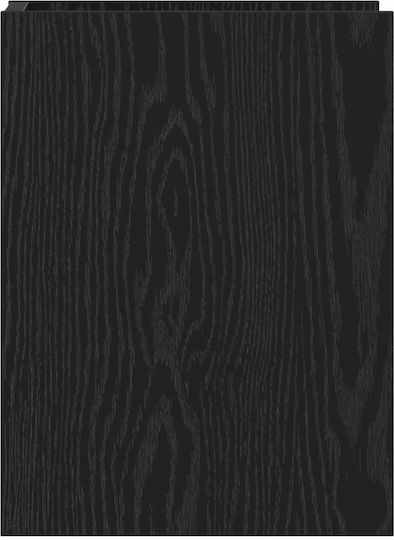 vidaXL Wooden Black Plant Towers 30x30x40 cm 2 Pieces