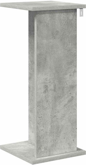 vidaXL Pflanzenturm Holz Grau 25x25.5x60.5cm 2 Stück