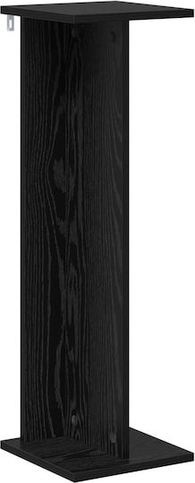 vidaXL Ανθοστήλη Ξύλινη Μαύρη 25x25.5x80.5εκ.