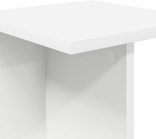 vidaXL Дървени Цветарници Бели 25x25.5x60.5см 2 Броя