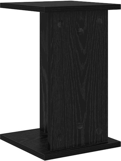vidaXL Ανθοστήλες Ξύλινες Μαύρες 25x25.5x40.5εκ. 2τμχ