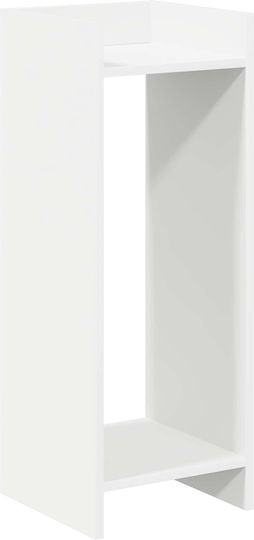 vidaXL Ανθοστήλη Ξύλινη Λευκή 30x30x80εκ.