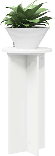 vidaXL Wooden Plant Towers White 29.5x29.5x60cm 2 Pieces