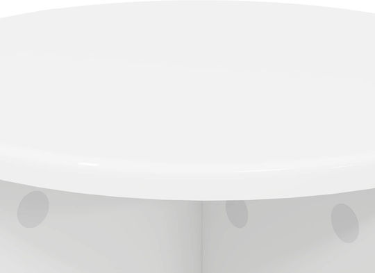 vidaXL Wooden Plant Towers White 40x40x40cm 2 Pieces