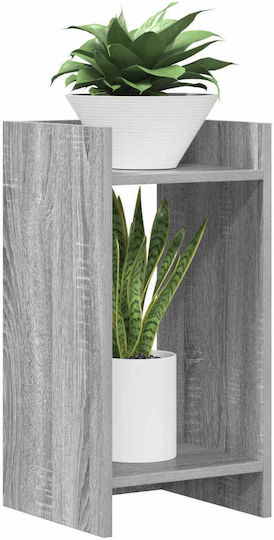vidaXL Pflanzentürme Holz Graue 30x30x60cm 2 Stück
