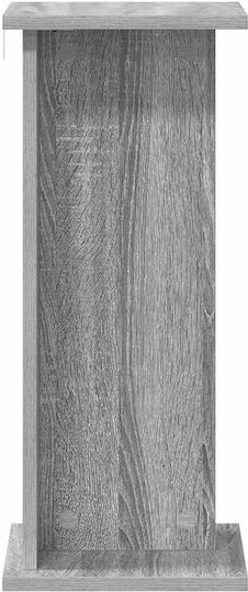 vidaXL Ανθοστήλη Ξύλινη Γκρι 25x25.5x60.5εκ.