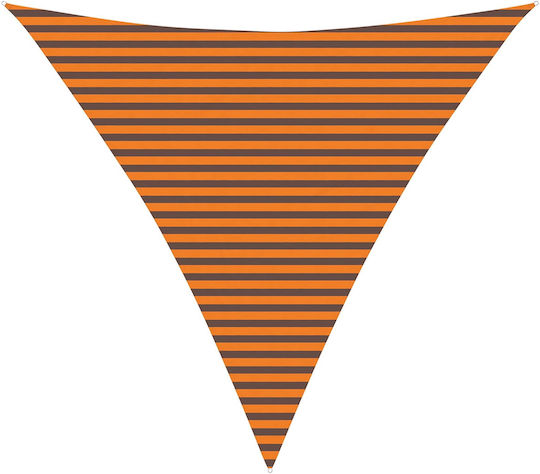 vidaXL Триъгълно Shade Sail Бяло с PU Покритие 4.5м