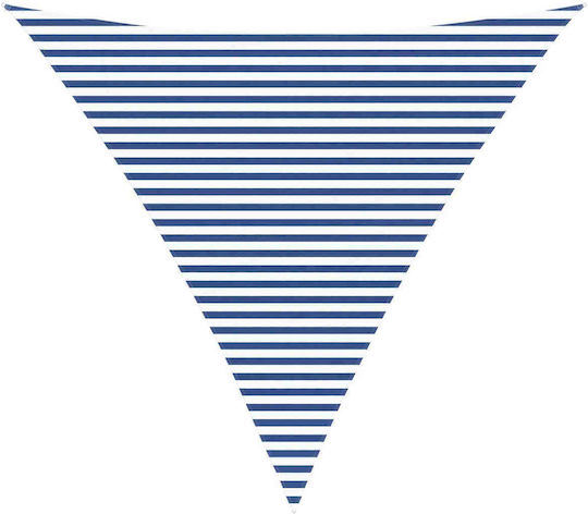 vidaXL Triangle Shade Sail White with PU Coating 6m