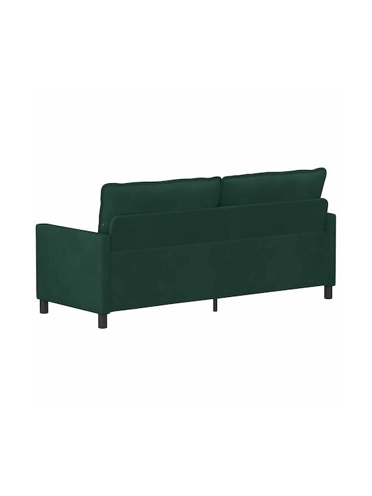 Doppelsitzer Samt Sofa Dunkelgrünes 196x81x87.5cm