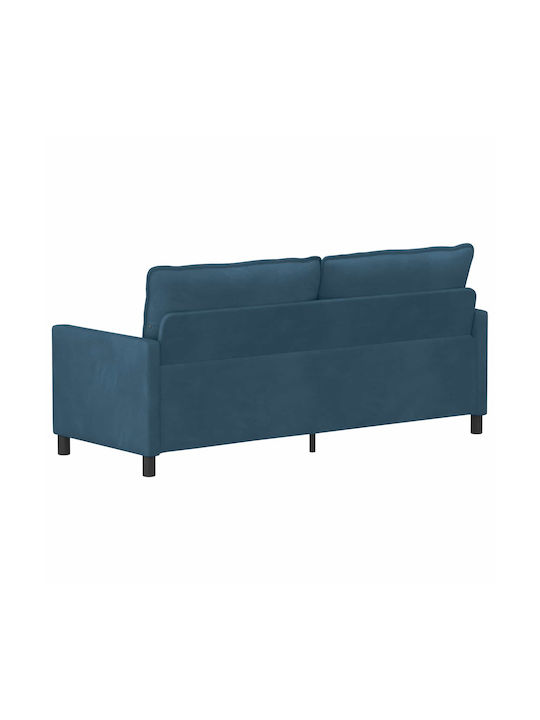 Doppelsitzer Samt Blau 196x81x87,5cm