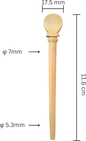 Tuning Peg for Traditional Instruments Maple