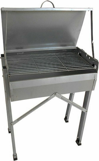 Klapakis Verzinkte Holzkohlegrill mit Deckel