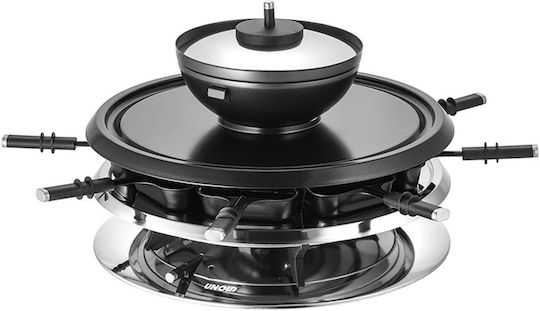 Unold Επιτραπέζια Ηλεκτρική Ψησταριά Raclette Λείας Πλάκας 1300W 40x40εκ.