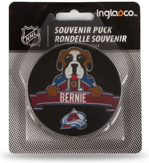 Inglasco Nhl Маскот Шайба За Хокей 510an001901 Chicago Blackhawks Черна
