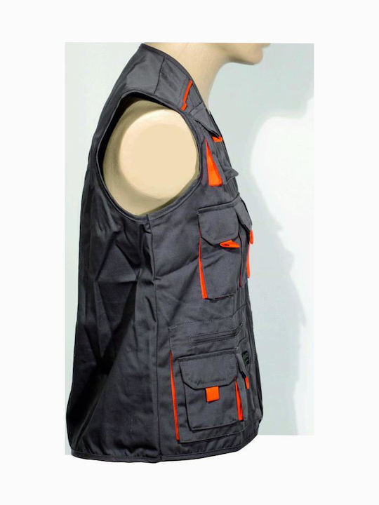 Fageo Men's Work Vest Blue