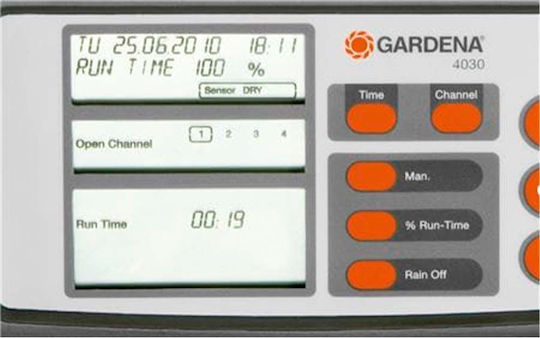 Gardena Classic 6030 Bewässerungsprogrammierer Tabelle Elektrisch 6 Stopps