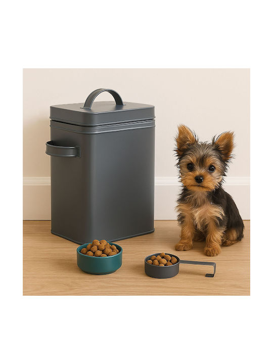 Relaxdays Box for Coffee / Tea with Lid Plastic White 6500ml