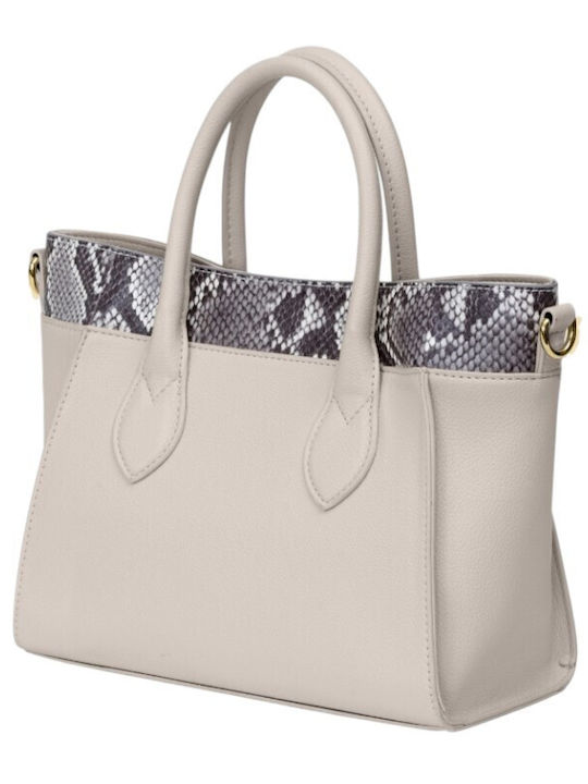 Damentasche Schulter Beige