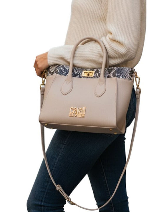 Damentasche Schulter Beige