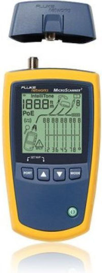 Fluke MicroScanner² Pro Kit Tester Καλωδίων Δικτύου RJ11 / RJ45 Ψηφιακό