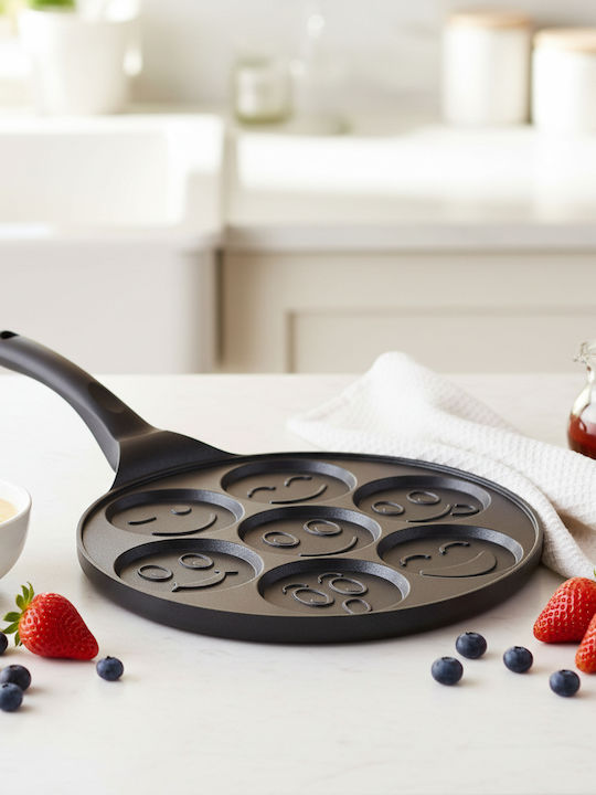 Tigaie Dublă pentru Pancakes din Aluminiu cu Acoperire de Piatră 26.5cm
