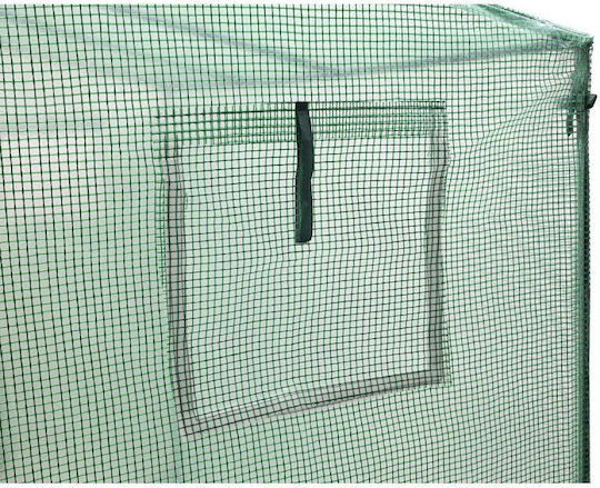Θερμοκήπιο Ντομάτες Αγγούρια Saska Garden 200x77x168-150cm Pe Πράσινο