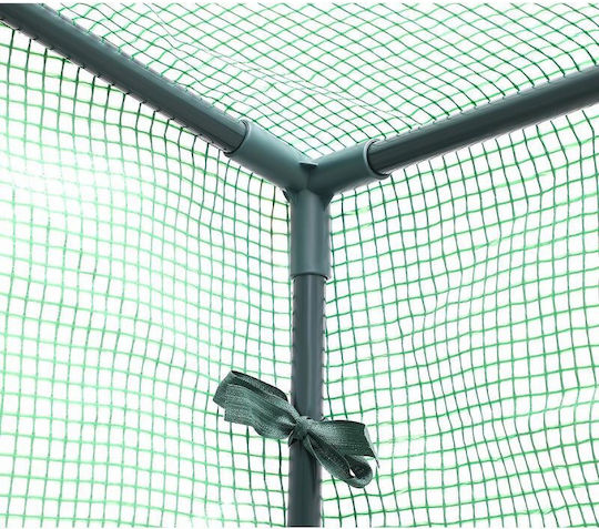 Θερμοκήπιο Ντομάτες Αγγούρια Saska Garden 200x77x168-150cm Pe Πράσινο