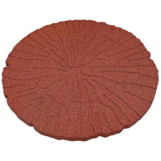 Step Stone 6 Pcs Red Ø 45 X 1.8 Cm Rubber 42030075 Red