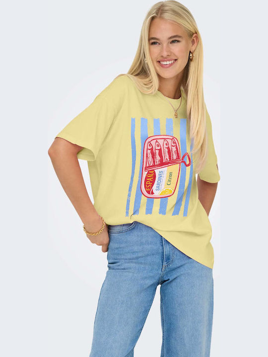 Women's Oversized T-shirt Yellow
