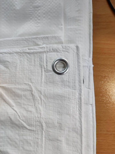 Dalimond Plw120 Waterproof Tarpaulin 120gr/m² 4x2m. Light Type White