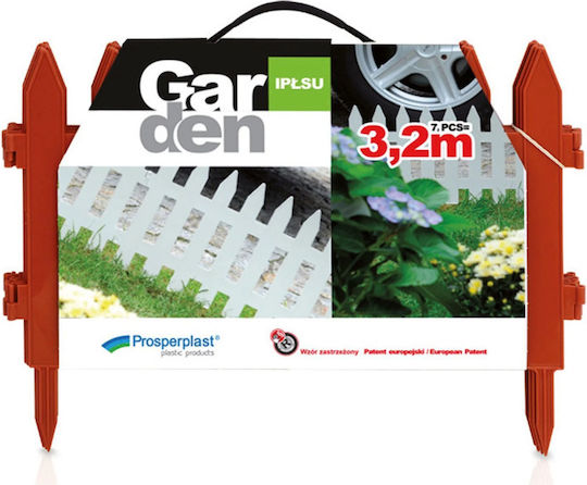 Prosperplast Plastic Fencing Grilles 3.22m x 35cm 7 Pieces