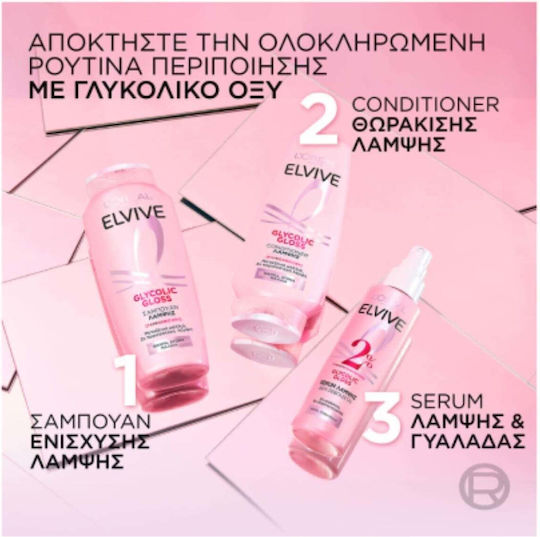L'Oreal Paris Elvive Glycolic Gloss Lotion Μαλλιών για Αναδόμηση 150ml