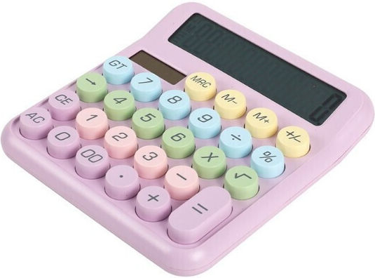 I-Total Calculator în Culoarea Roz 1buc