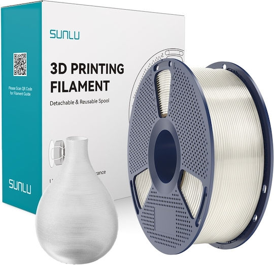 Sunlu PETG Филамент За 3D Принтер Бял