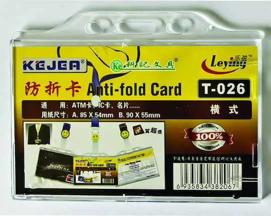 Kejea Suport Carduri Pp 85 X 54mm Orizontal Sistem Antiderapant Set 5 Bucăți Kejea Transparent