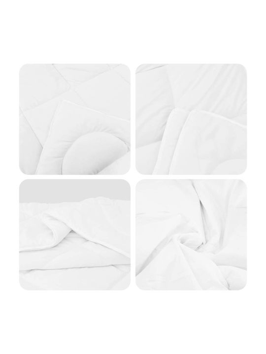 vidaXL VidaXL Bettdecken-Set Übergröße 240x200cm Weiß