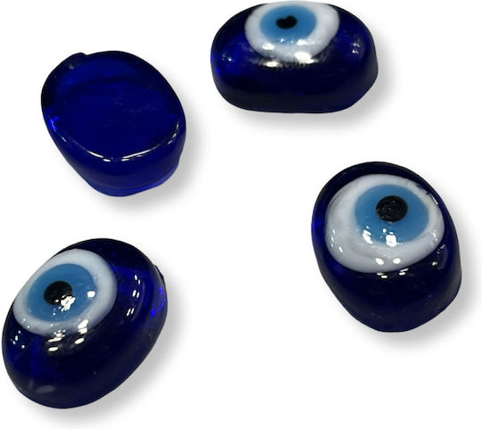 Matohantresse 15x10mm Ohne Loch Blau Nazar 6 Stück