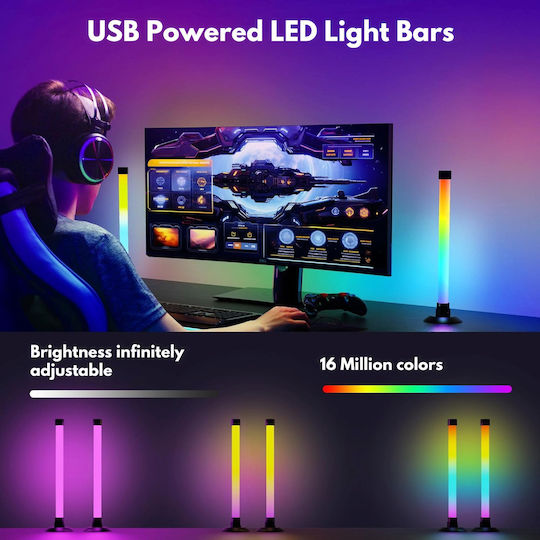 Qova Lampă Decorativă Inteligentă LED RGB Set 2 Bucăți