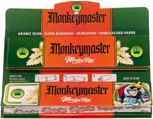 Monkey King Cigarette Rolling Papers King Size Aromatic Licorice with Cone Tips 32 Papers 1 Piece