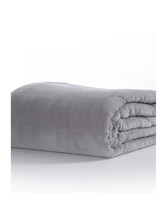 Nef-Nef Homeware Cosy Fleece Blanket Super King 220x240cm L Grey