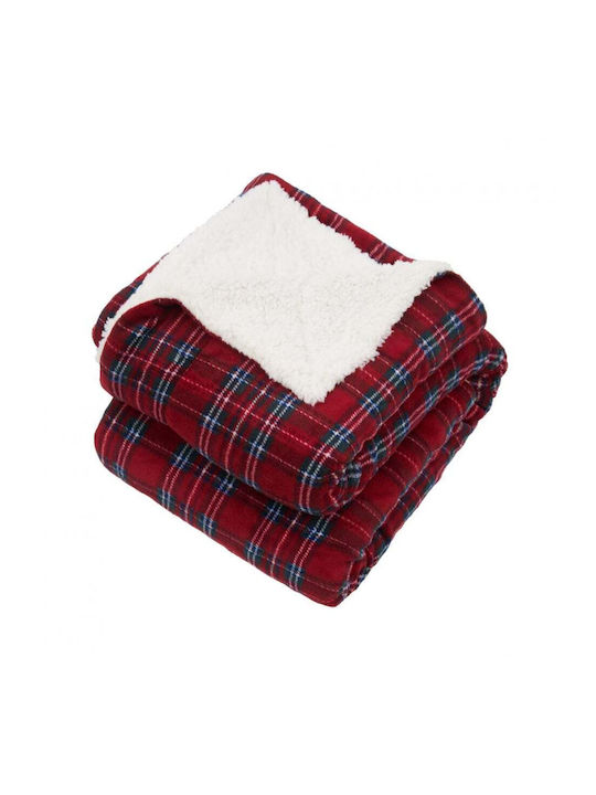 Heinner Decke Pelzige Doppel 200x220cm Rot