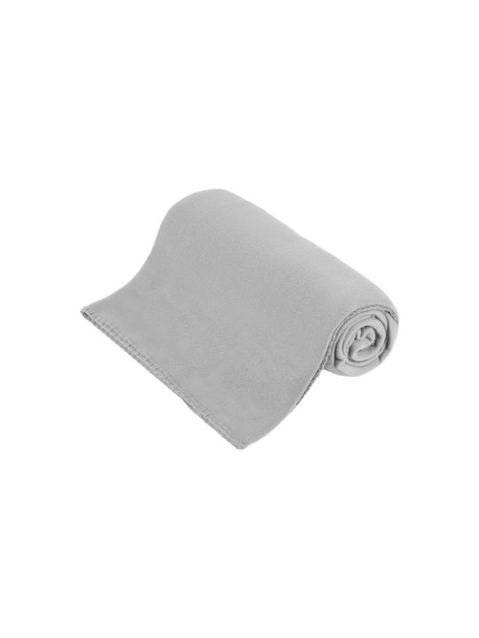 Teesa Pătură Polar Fleece Canapea 130x150 cm Gri