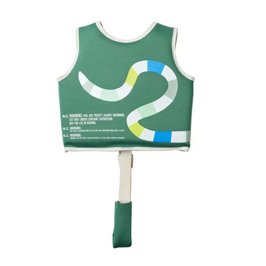 Kids' Swimming Vest Sunnylife Into Jungle Green 2-3 Years