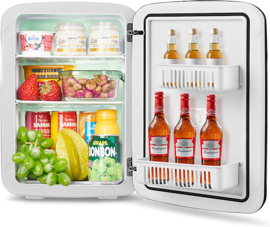 Costway Tragbarer Thermoelektrischer Kühlschrank 15lt 12V Weiß