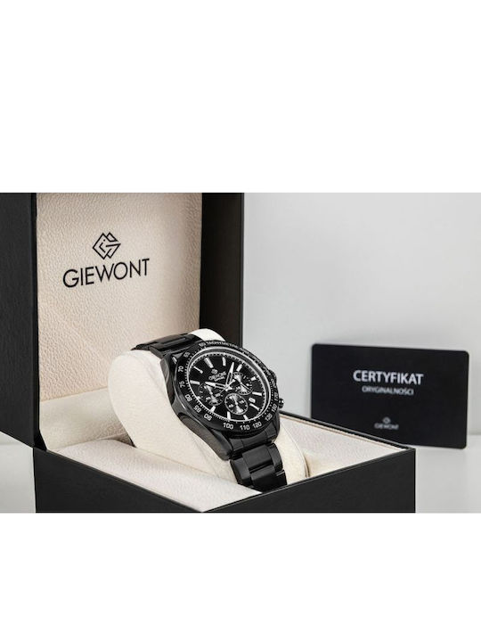 Giewont Battery Watch with Metal Bracelet