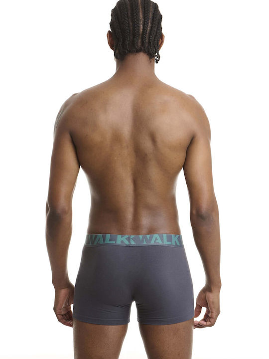 Herren Boxershorts Blau Dunkel 2Pack