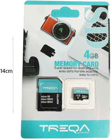 Treqa 4GB Class 10 με αντάπτορα