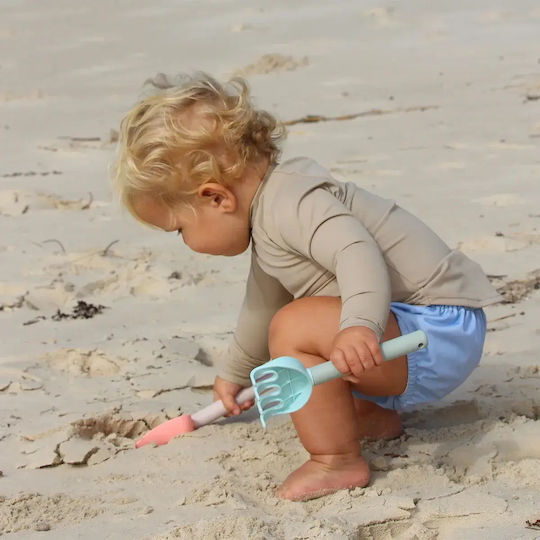 Silicone Sand Spade & Rake Apple Sorbet Multi